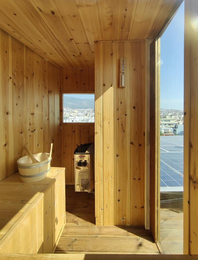 Unique Solar Penthouse With Jacuzzi And Sauna In Central Athén Kültér fotó