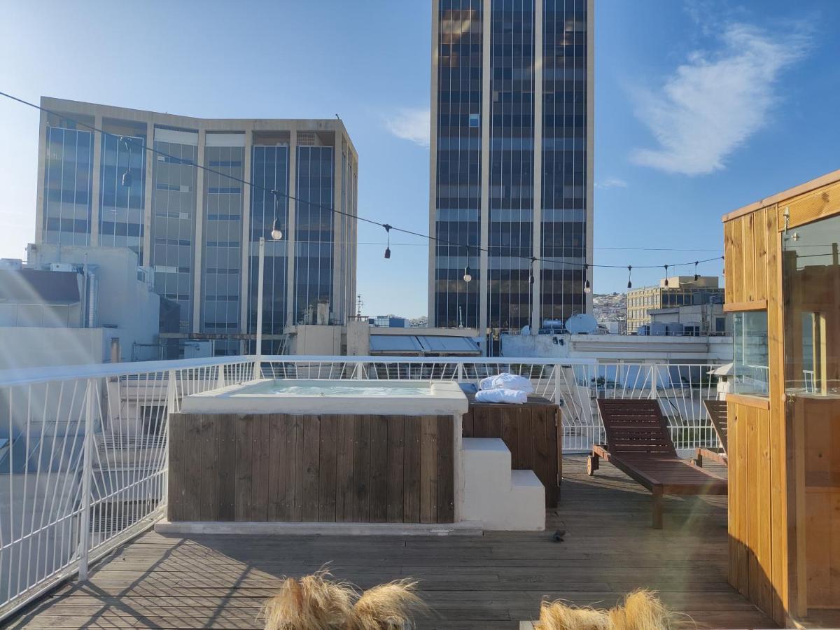 Unique Solar Penthouse With Jacuzzi And Sauna In Central Athén Kültér fotó
